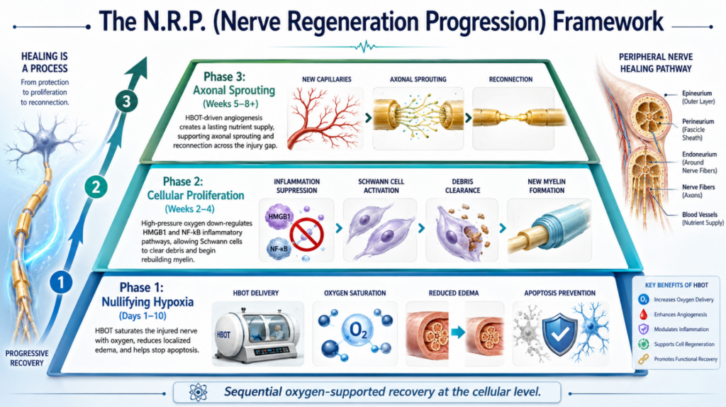 Insert an infographic illustrating the N.R.P. 3-Phase Pyramid Framework